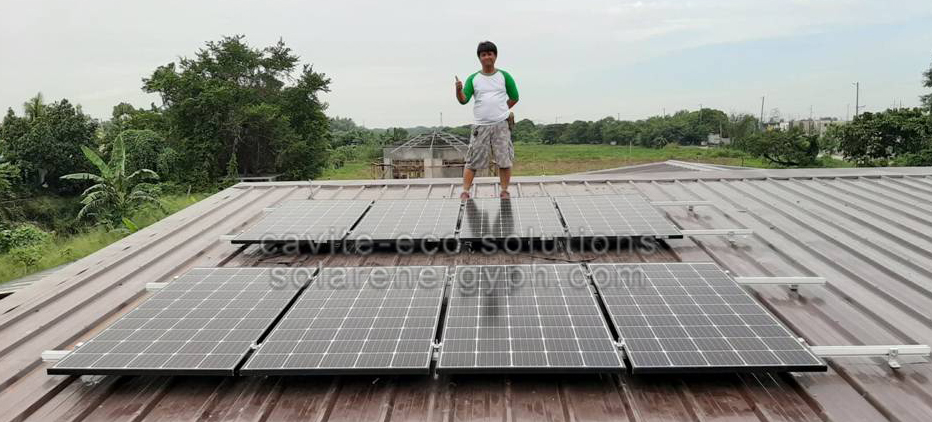 solar energy Philippines, solar energy in the Philippines, 2 kilowatts solar panel, 2 kilowatts solar energy installation, off-grid installation, solar power Philippines, solar Power in the Philippines, solar power installation, Cavite Eco Solutions