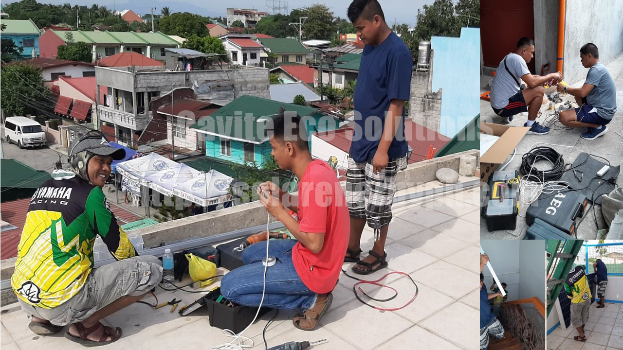 solar energy Philippines, solar energy in the Philippines, 2 kilowatts solar panel, 2 kilowatts solar energy installation, on-grid installation, solar power Philippines, solar Power in the Philippines, solar power installation, Cavite Eco Solutions
